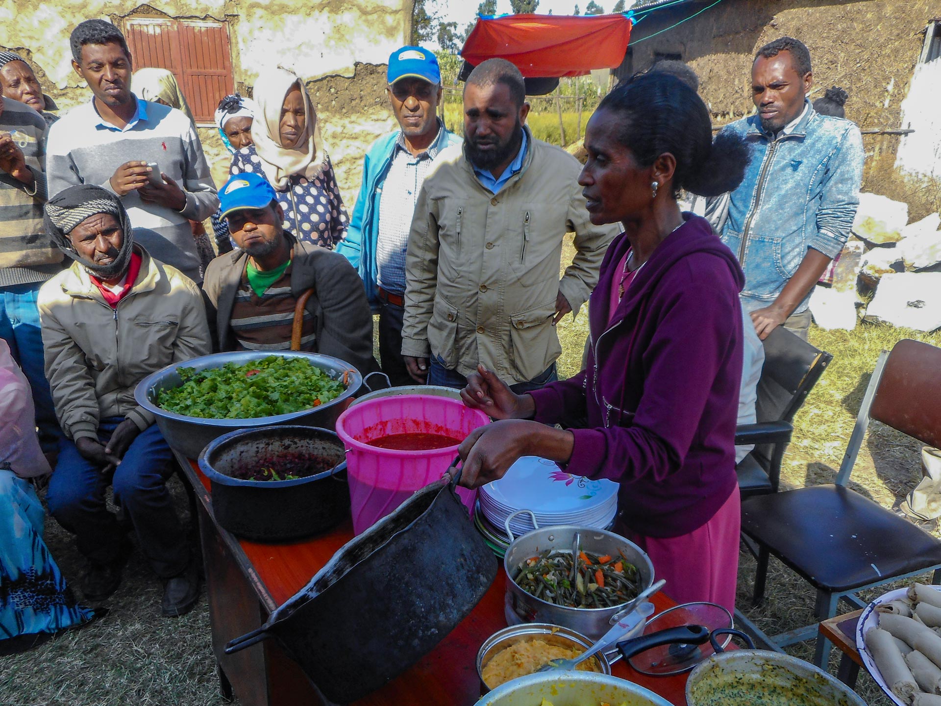 In Oromia, generations of women have passed how to prepare and consume anchote. Women take the lead in sharing this knowledge in their communities.